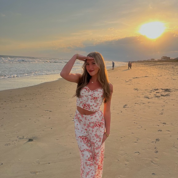 Pants - Floral Two-Piece Set